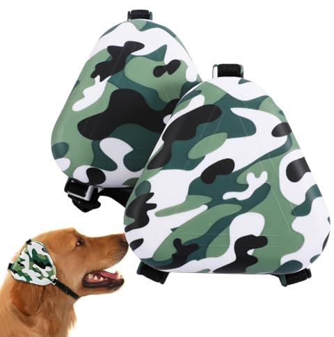 jopiuieo Cuffie antirumore per cani | Cuffie antirumore calmanti per cani,Protezione per l'udito del cane regolabile, comoda fascia per le orecchie del cane per animali domestici, caccia, tuoni