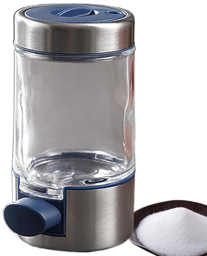 Salero para la cocina – Moderno salero compacto, salero exterior, botella pimentera, recipiente para especias, utensilios de cocina, para el Küc