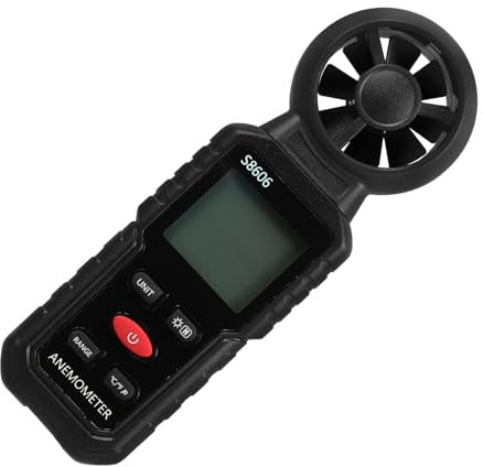 SUPVOX Anémomètre Numérique Portable Mesure Précise Vitesse Vent Outil de Détection Vent pour Activités Extérieures Design Compact et Durable