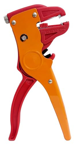 Automatic Quickstrip Wire Stripper and Cutter, 2 in 1 Insulated Wire Stripper Adjustable Cable Stripper Tool Eagle Nose Wire Cutter for Electrical Cable Speaker Wires Automotive Electrical Repair
