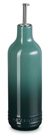 Le Creuest Stoneware Signature Oil Cruet, 20 oz., Artichaut