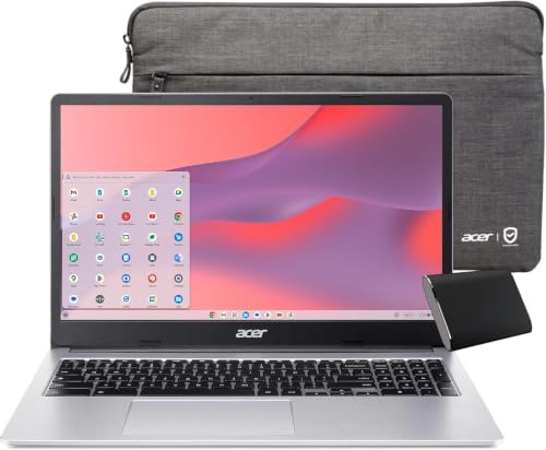 acer Chromebook Ordinateur Portable - 14 Pouces FHD - Écran Tactile IPS - 4Go LPDDR4 RAM - 64Go EMMC Stockage - Processeur Intel Celeron Dual-Core - Noir Anthracite - Autonomie 12.5 Heures - Webcam