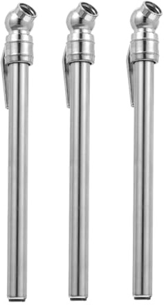 HEALEEP Medidor de Presión de Neumáticos 3 Unidades, Manómetro de Aire Mecánico de Acero Inoxidable, Bolígrafo Medidor Portátil para Coche, Comprobador Rápido y Preciso de Presión