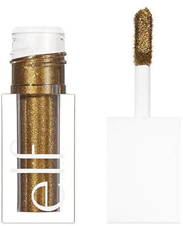 e.l.f. Liquid Glitter Eyeshadow, Long Lasting, Quick-Drying, Opaque, Gel-Based Formula, Creates High-Impact, Multi-Dimensional Eye Looks, Dirty Martini 3ml