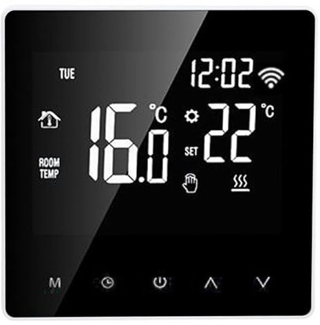 Elektrische Fußbodenheizung Thermostat WiFi 16A, Thermostat Fussbodenheizung Smart für Wasser Fußbodenheizung, ME81H Smart Raumthermostat 16A Elektrische Fußbodenheizung Thermostat Fussbodenheizung