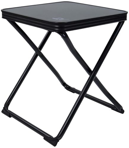 Bo-Camp - Taburete + Tablero - Plegable - Negro