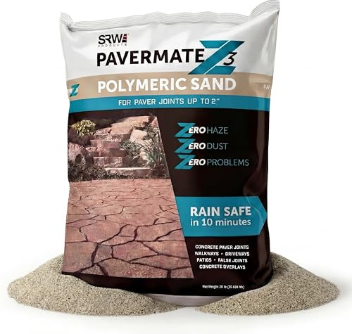 SRW Pavermate Z3 Polymeric Sand for Concreat and Paver Stone Joints UP to 2 in (Tan) 50- Pound Bag