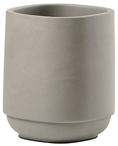 Zone Denmark Time tandborstmugg, tandborsthållare för badrummet, diam. 8 cm, höjd 9,8 cm, Betong