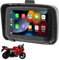 GOFORJUMP Wireless CarPlay & Android Auto 5 Zoll Touchscreen Motorrad Navigator IPX7 wasserdichte Motorrad Bluetooth Verbindung