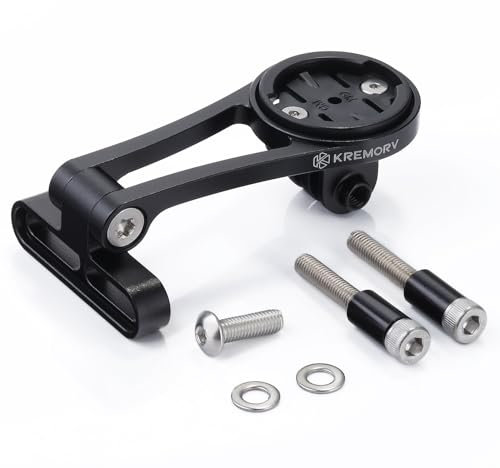 KREMORV Fahrradcomputer Halterung Combo-Fahrradhalterung Verstellbare für Garmin Edge und Sports Action Kamera