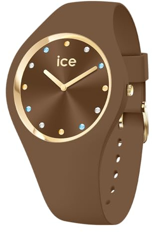ICE-WATCH - Ice Cosmos Cappuccino - Braune Damenuhr mit Plastikarmband - 022285 (Small +)