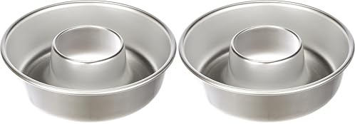 Pentole Agnelli COAL3720 Stampo Ciambella con Tubo, Alluminio, 20 x 20 x 6 cm (Confezione da 2)