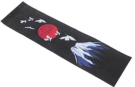 GOOHOCHY Wasserfestes Skateboard Griptape Klebriges Longboard Griptape Longboard Aufkleber Dekor Skateboard Zubehör Mit Handschutz