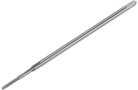 QUARKZMAN Taraud Métrique à droite, M2x0.4 H2 100mm Taraud et Filière en HSS6542 à 3 Cannelures Droites Tarauds à Fileter pour le Taraudage et le Filetage d'Outils de Réparation Machine