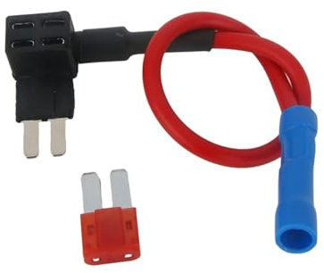 Mini-Sicherungshalter für das Auto, mittlere und kleine 12 V, zusätzlicher Stromkreis-Wasserhahn-Adapter mit Standard Micro Mini 10 A ATM-Flachsicherung, 1 Stück (Micro 2, keine Sicherung)