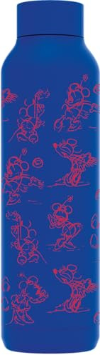 Quokka Bouteille isotherme en acier inoxydable Solid Ultramarine 630 ml Minnie Sketch