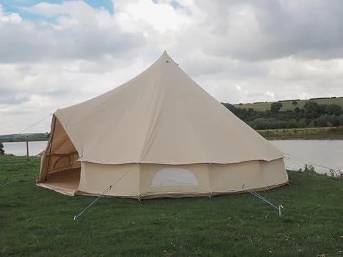 Bell Tent Boutique 200gsm Lightweight High-Blend Canvas Bell Tents 1.5m - 7.5m – Natural Canvas Feel, Durable & Waterproof