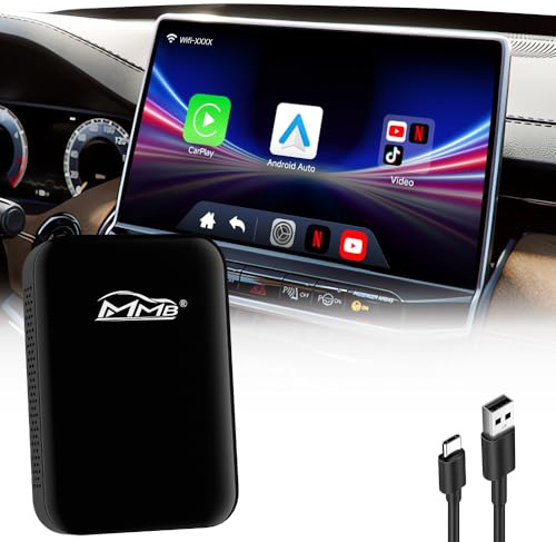 MMB Carplay,Wireless CarPlay Adapter, Android Auto Adapter Online Netflix/SmartTube Multimedia-Video, CarPlay Dongle für iPhone, Magic Box 2.0 Carplay für werkseitig verkabeltes CarPlay Auto