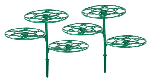 Marco Para Vid Ornamental - 2 Varillas De Soporte Para Tallos Florales, Marco De Cultivo De Vid | Jaula De Planta De Varios Niveles, Tutores Para Girasoles Y Amaryllis