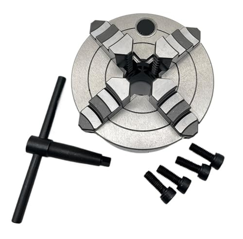 Mandrino autocentrante, Mandrino for tornio manuale indipendente a 4 griffe da 125 mm