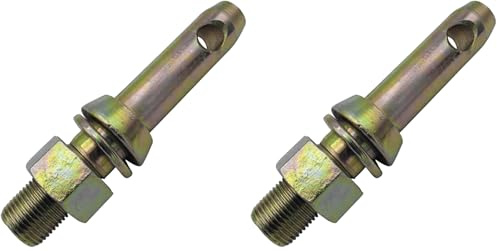 cyclingcolors Perno di Collegamento Diametro 22 mm Categoria 1 Traino Trattore Gancio Rimorchio Attacco ASSE Spina Scatto Spinotto Carrellino Acciaio Zincato Auto, Filettatura 3/4 x48mm