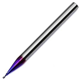 Drehbank Zubehör HRC70 Fräser, Legierungsbeschichtung, Wolframstahl, Werkzeug, CNC-Bearbeitung, Schaftfräser mit kleinem Durchmesser, Planfräser(0.3x0.6Cx4Dx50L)