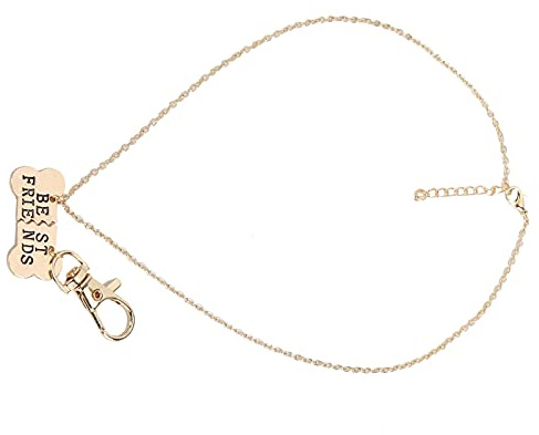 HEEPDD Husdjursägare Legering Hundben Halsband Set Rostbeständigt Material Skarvdesign för Dagligt Slitage och Minne Idealisk Present Till Hängivna Husdjursälskare Som Firar Band med Hundar eller