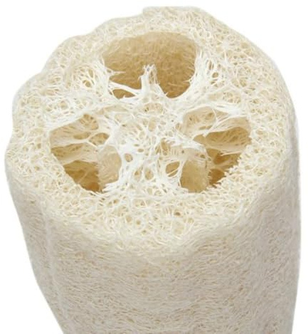 Esponja de Lufa Natural para Ducha y Baño 4 Pulgadas