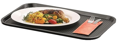 Skäggplatta 530 x 325 mm 1/1 GN svart – 701053