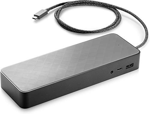 HP 3DV65AA#ABU - USB-C Universal Dock Non Flash - Docking station - USB-C - GigE - 90 Watt - GB - for EliteBook x360, ProBook 430 G6, 440 G6, 450 G6, ProBook x360, Spectre x360