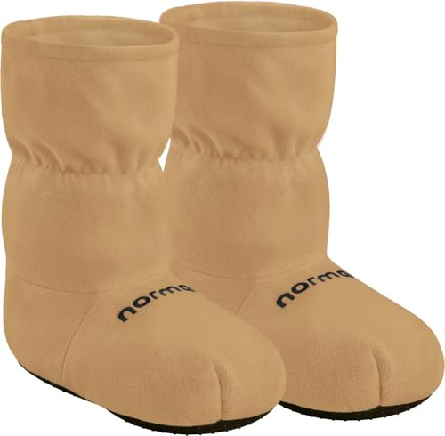 normani® Körnerpantoffeln - Hausschuhe für die Mikrowelle - Hausstiefel mit Leinsamenfüllung - extra hoher Schaft