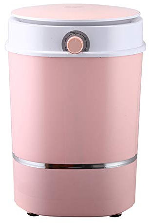 Qis.GH Electric Mini Portable Compact, Camping Washing Machine, Top Loading, Spin Function, 6.5KG Capacity Shoes Washer Washing Machine Spin Dryer,Pink