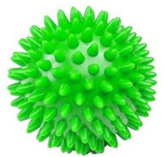 FFitness Massageball Massageball 9 cm Spikey zur Selbstmassage von Händen und Füßen | Fitnessball