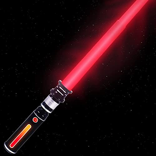 MIWIND Lightup Saber for Kids LED FX Light Swords, Expandable Lightup Sabers with Sound and Glowing Handle, Light Up Sword for Kids, Christmas Parties Costume, Galaxy War Fighters