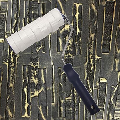 Toplionace 8 Zoll Wand Prägewalze, Wand Ziegel Prägewalze Wanddekoration Imitations Ziegelmuster Prägezylinder Malerei (2203TS)