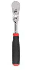 TEKTON Flexkopf-Komfortgriff-Ratsche, 3/8-Zoll-Antrieb x 8-Zoll, Ratsche, SRH22108