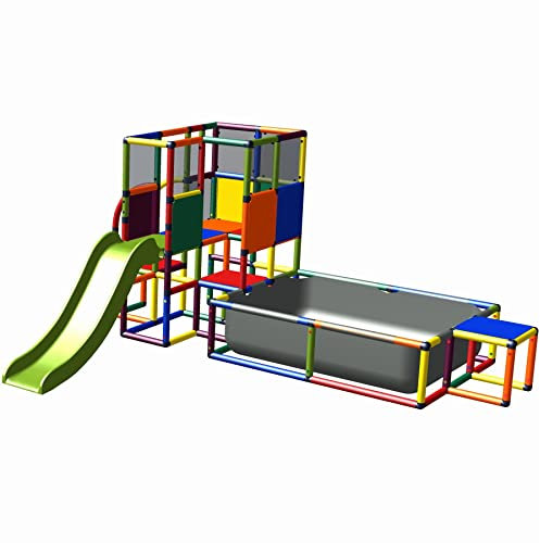 move and stic Spielturm Spielkombination Fria Kletterturm mit Rutsche und Pool 0607
