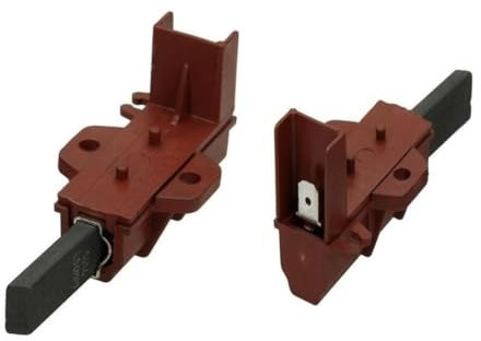 FIGEVIDA 1 COPPIA SPAZZOLE CON CARBONCINI PER MOTORE COMPATIBILE PER LAVATRICE ARISTON INDESIT