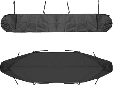 Sac De Protection pour Store Banne, Housse De Protection Anti-poussière pour Auvent De Terrasse Jardin De Auvent Housse De Rangement pour Auvent De Terrasse, Imperméable en Hiver (4m,Black)