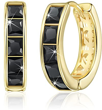 Linawe Kleine Creolen, Piercing Ring Helix Ohrhänger, Nickelfreie Schmuck Damen, Gold Rosegold Silber Mini Creolen Ohrstecker