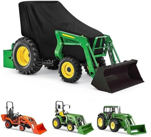 Housse De Tracteur Compacte Imperméable, Housse De Tracteur For Tracteurs Utilitaires Compacts, Protection Toutes Saisons, Tissu Oxford 420D, Imperméable, Résistante Aux Intempéries Couverture de tond