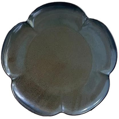 Assiettes Service de Table Assiette Plate en céramique, vaisselle, assiette à légumes, assiette à Steak, assiette Plate en céramique domestique, assiette froide Assiette(5PCS)