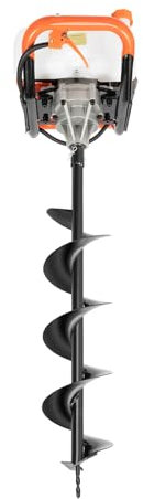 71 Cc 2 tempi benzina trivella con 4/6/8 trapano Hole Digger per terreni sabbiosi, foreste, terreni agricoli, argilla e molte altre applicazioni nel prato