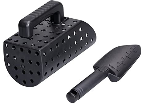 Akozon Metal Detecting Sand Scoop Set: Bola de de Plástico ABS Portátil, Ergonómica y Resistente para la Caza de Tesoros eficientes: para Adultos y Niños