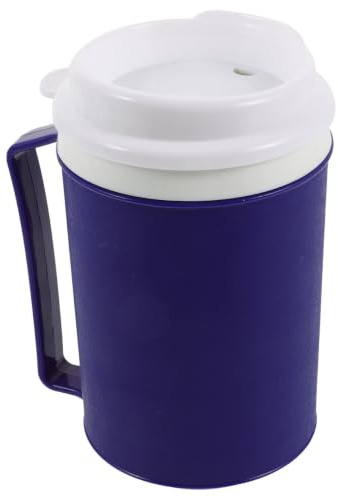 KOCKSHION Auslaufsicherer Trinkbecher für Senioren und Patienten Praktische Schnabeltasse mit Deckel für Ältere Menschen und Pflegebedürftige Sorgt für Sauberes Trinken Verschütten