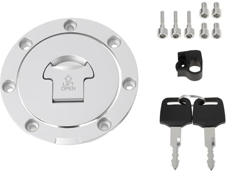 ECSiNG Tapa del Tanque de Combustible de Motocicleta con Llaves Compatible con Honda CBR600 CBR600RR