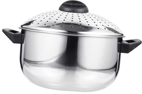 WEKADRIN Edelstahl Nudelkochtopf Mit Griff 24cm Antihaftbeschichtet Suppentopf Für Gasherd Multifunktional Zum Kochen Von Nudeln Und Suppe