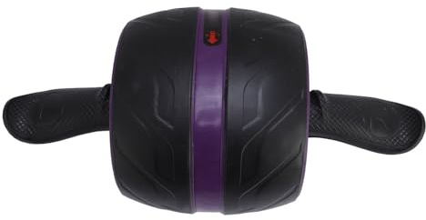 Drfeify Ruota Addominale, Ruota a Rulli per Addominali Portatile con Comode Maniglie per Allenamento di Base a Basso Rumore, Attrezzatura per il Fitness in Palestra a Casa