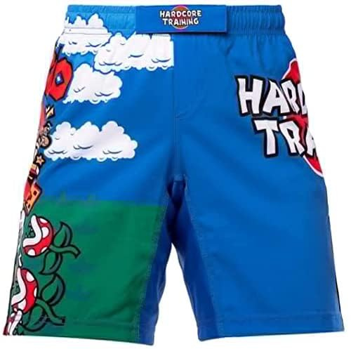 Hardcore Training Kids Boxing Shorts Boxningsshorts Barn Fitness Sport Activities Byxor Pojke (DE/NL/SE/PL, Ålder, 6 år, Regelbunden, Blue Green Red)