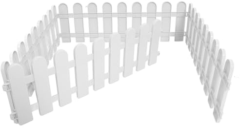 HYTROVE 4pcs Outdoor Tortoise Fence Pet Fences for Small Animals Portable Plastic Playpen Enclosure for Garden Use Easy to Install Safe Area for Grazing Sunbathing and Rest